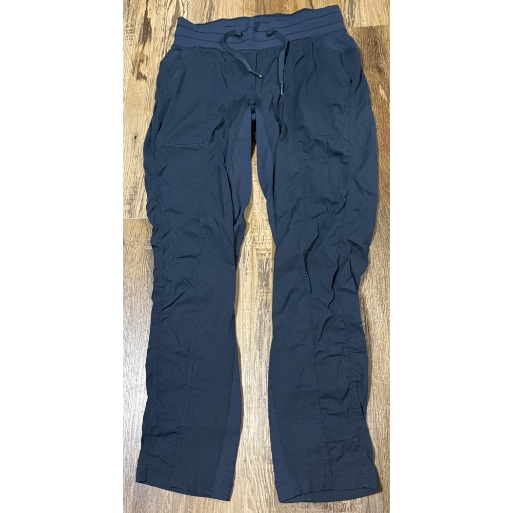 Lululemon Street To Studio Pant II Unlined 27" Blue Size 4 Athleisure Yoga